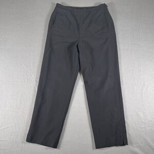 Pendleton Pants Womens 12 Black Pleated Virgin Wool Preppy Classiccore‎ Normcore